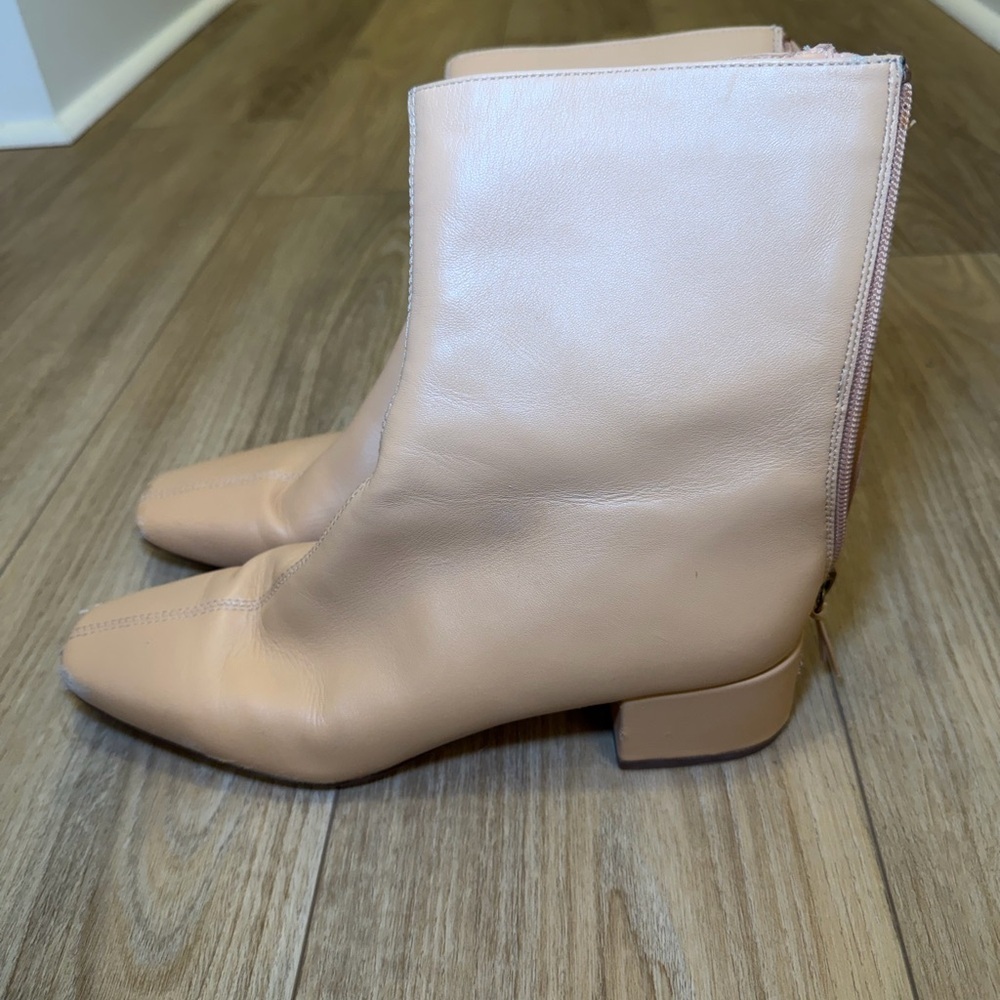 J Crew Roxie Women’s Nude Leather Boots